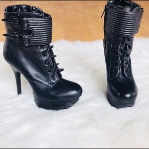 Sam Edelman Vancouver platform bootie sz5